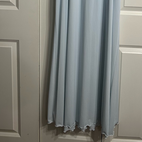 Shadowline Beloved Flutter Sleeve Lace Babydoll Long Nightgown Size L - Picture 7 of 11